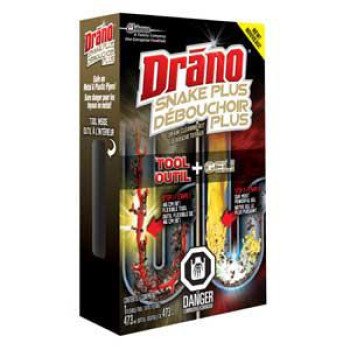 Drano 624066 Drain Cleaner, Gel, Natural, Bleach