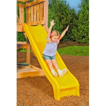 Playstar PS 8813 Scoop Slide, Yellow, For: 48 in Playdeck