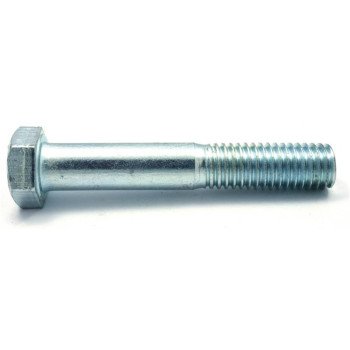 Reliable HC2Z14114L Hex Bolt, 1/4-20 Thread, 1-1/4 in OAL, 2 Grade, Steel, Zinc, Coarse, Partial Thread, 50/BX