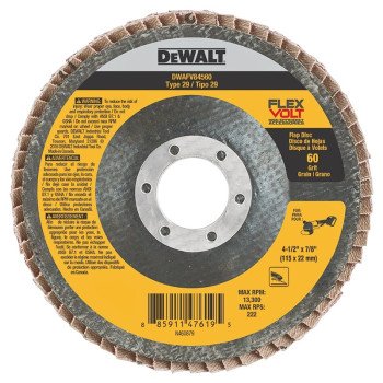 DWAFV84560 FLAP DISC 4.5IN 60G