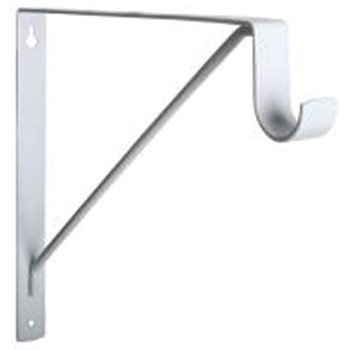 Knape & Vogt KV 1195 1195 WH Heavy-Duty Closet Rod and Shelf Bracket, 500 lb, 10 in H, Steel