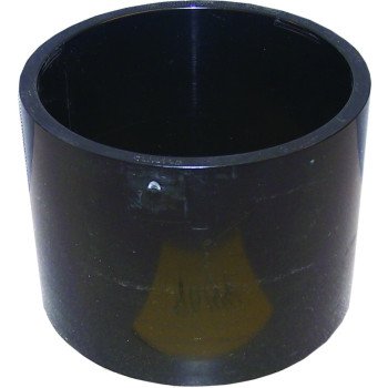 Canplas 103004RBC Repair Pipe Coupling, 4 in, Hub, ABS, Black, 40 Schedule