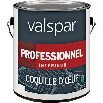 Valspar 11800 Series 11814-1GAL Interior Paint, Eggshell Sheen, Neutral, 1 gal, Can, 350 to 450 sq-ft Coverage Area