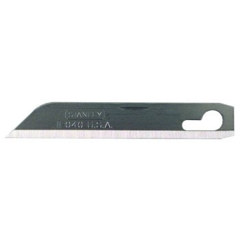 STANLEY 11-040 Replacement Blade, 2-9/16 in L, Stainless Steel, Single-Edge Edge, 1-Point