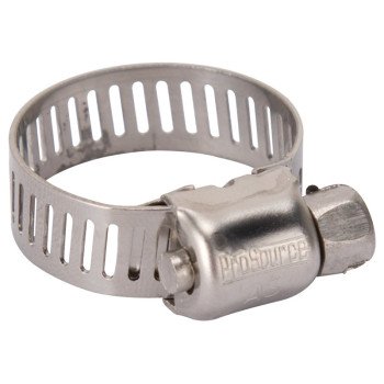 ProSource HCMSS08 Interlocked Hose Clamp, Stainless Steel, Stainless Steel