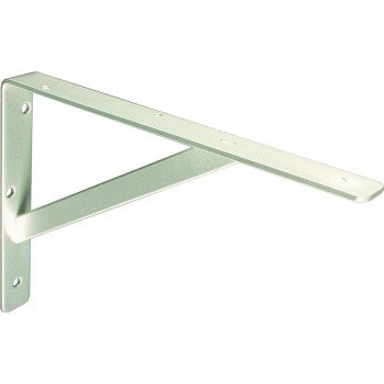 Knape & Vogt 208 TI 500 Shelf L-Bracket, 20 in L, Steel, Titanium