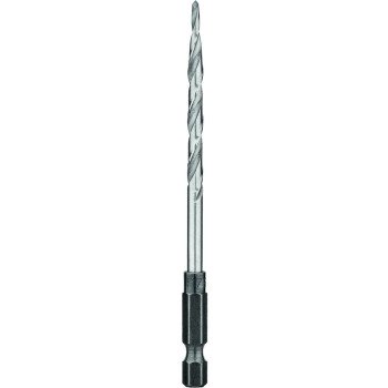 DEWALT DW2538 Drill Bit, 11/64 in Dia, 3-1/2 in OAL, Countersink, Spiral Flute, 2-Flute, 1/4 in Dia Shank, Hex Shank