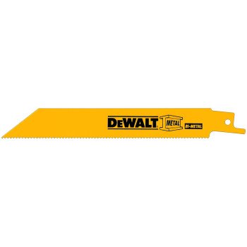 DEWALT DW4808B25 Reciprocating Saw Blade, 3/4 in W, 6 in L, 14 TPI