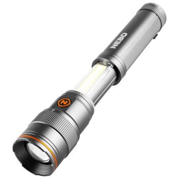 Nebo FRANKLIN SLIDE NEB-WLT-0025 Dual Flashlight and Work Light, 2200 mAh, Lithium-Ion Battery, LED Lamp, 500 Lumens