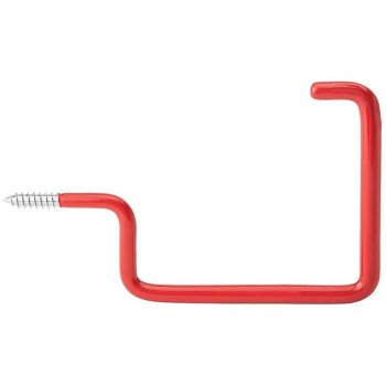 National Hardware 2155BC N271-013 Storage Screw Hook, 15 lb, Steel, Red