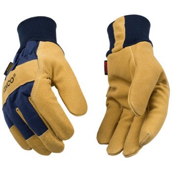 GLOVES SUEDE PIGSKIN KW LARGE