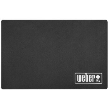 Weber 7696 Floor Protection Mat, 47.2 in L, 31-1/2 in W, Polypropylene, Black