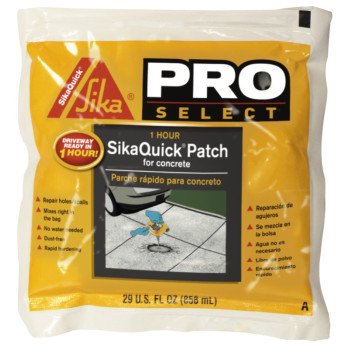 SikaQuick 535570 Concrete Patch, Gray, Ammoniacal, 29 fl-oz Pouch