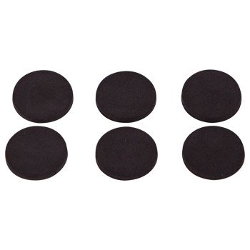 ProSource FE-50712-PS Furniture Gripper Pad, SBR, Black, 1 in Dia, 7/64 in Thick, Round