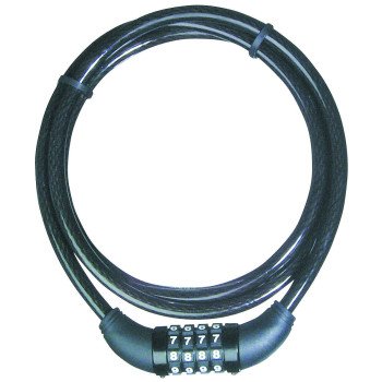 Master Lock 8119DPF Flexible Cable Lock, Steel Shackle