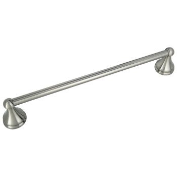 Boston Harbor L5018-13B-10-3L Towel Bar, 18 in L Rod, Brushed Nickel, Surface