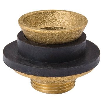 B & K 150-209 Closet Spud, Brass/Rubber