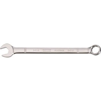 DEWALT DWMT75185OSP Combination Wrench, SAE, 1-1/16 in Head, 14-3/4 in L, 12-Point, Chrome, Comfort-Grip Handle