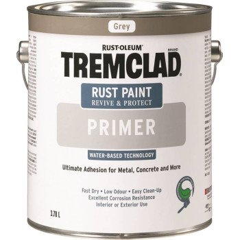 Rust-Oleum 264103WB155 Rust Primer, Flat, Gray, 3.78 L, Can