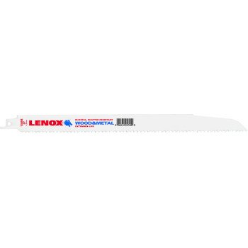 Lenox 22755OSB156R Reciprocating Saw Blade, 3/4 in W, 12 in L, 6 TPI, Bi-Metal Cutting Edge