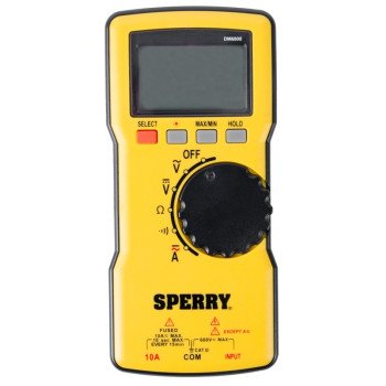 Sperry Instruments DM6800 Multimeter, 1999 Count Resolution, Digital, LCD Display