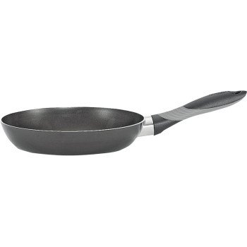 T-fal MIR-E7970294M Saute Pan, 8 in Dia, Aluminum, Black, Soft-Grip Handle