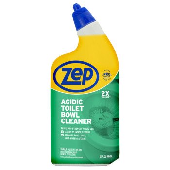 Zep ZUATBC32 Toilet Bowl Cleaner, 1 qt, Liquid, Wintergreen, White