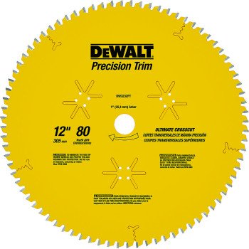 DW3232PT TRIM BLADE 12IN 80TH 