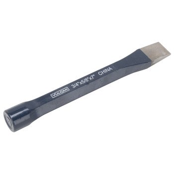 Vulcan JL-CSL006 Cold Chisel, 3/4 in Tip, 7 in OAL, Chrome Alloy Steel Blade, Hex Shank Handle