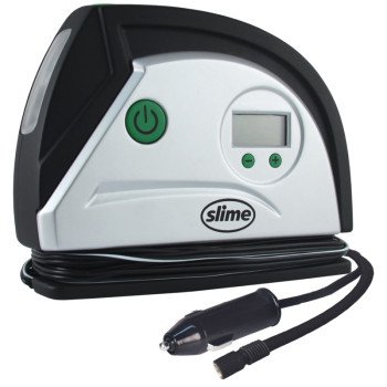 Slime 40051 Digital Tire Inflator, 12 V, 0 to 99 psi Pressure, Plastic