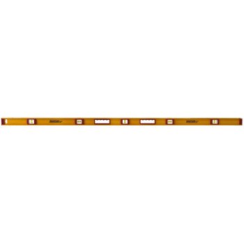 Johnson 1233-7200 I-Beam Level, 72 in L, 5-Vial, Non-Magnetic, Aluminum