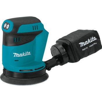 Makita XOB01Z Random Orbit Sander, 5 in Pad/Disc, Hook and Loop Pad/Disc