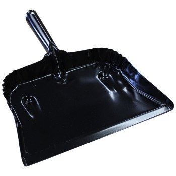 Fulton 182G-20PK Open Dustpan, 7-1/2 in L, 12-3/4 in W, Steel, Silver, Galvanized