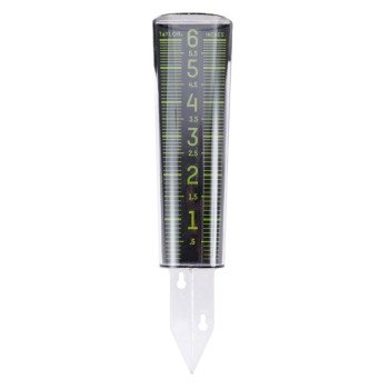 Taylor 5288423 Rain/Sprinkler Gauge, 6 in, Multi-Color