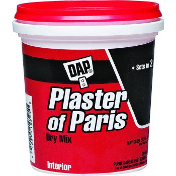 DAP 10310 Plaster of Paris, Powder, White, 8 lb Tub