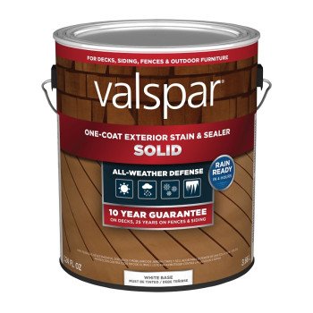 STAIN&SEALER SOLID WHT BASE 1G