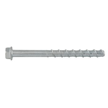 DEWALT Screw-Bolt+ PFM1411680 Screw Anchor, 5/8 in Dia, 8 in L, Carbon Steel, Zinc