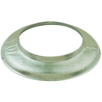 AmeriVent 6ESC Fixed Storm Collar, 6 in Vent Hole, Galvanized Steel