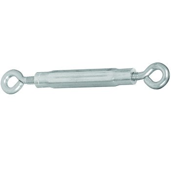 National Hardware 2170BC Series N221-721 Turnbuckle, 45 lb Working Load, #10-24 Thread, Eye, Eye, 5-1/2 in L Take-Up