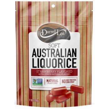 Darrell Lea DLSL8 Licorice, Natural Flavor, 7 oz Bag