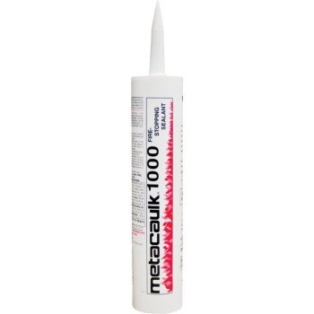 Metacaulk 1000 Series 66640 Firestop Sealant, Red, 40 to 120 deg F, 10.3 oz Cartridge