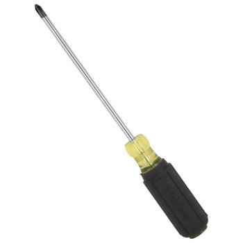 Vulcan MP-SD13 Screwdriver, #2 Drive, Slotted Drive, 10 in OAL, 6 in L Shank, Plastic/Rubber Handle