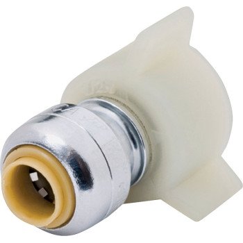 SharkBite U3531LFA Pipe Connector, 1/4 x 7/8 in, Threaded, Brass, 200 psi Pressure