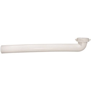 Plumb Pak PP101W Waste Arm, 1-1/2 in, Slip, Plastic, White