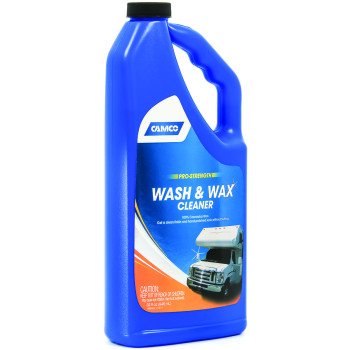 Camco USA 40493 Wash and Wax Cleaner, 32 oz Bottle, Liquid, Fresh Fragrance