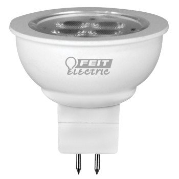 Feit Electric BPLVBAB/830CA LED Bulb, Track/Recessed, MR16 Lamp, 20 W Equivalent, GU5.3 Lamp Base, Clear