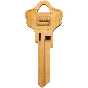 Hy-Ko 21200KW10BR Key Blank, Brass, For: Kwikset Cabinet, House Locks and Padlocks