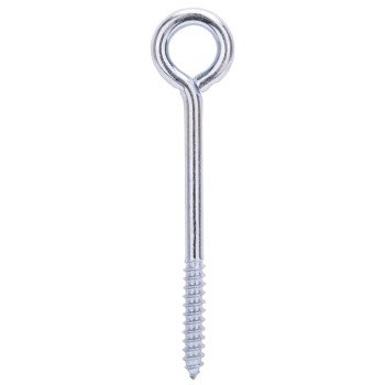 ProSource LR253 Lag Screw Eye, 9.7 mm Thread, Screw Thread, 2 in L Thread, 1-3/8 in Dia Eye, 296 lb Working Load, Steel