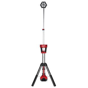 Milwaukee M18 ROCKET 2131-20 Dual Power Tower Light, 18 V, Lithium-Ion (Not Included) Battery, 1-Lamp, LED Lamp