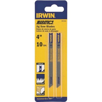 Irwin 3071412 Jig Saw Blade, 4 in L, 10 TPI